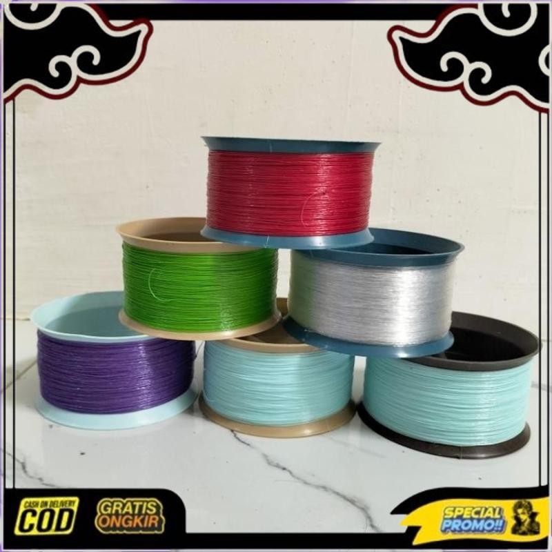 

TERBAIK New GULUNGAN/KENUR ISI BENANG 0,40 PLASTIK TEBAL ANTI PECAH DAN TAHAN BANTING/BENANG LAYANG-LAYANG