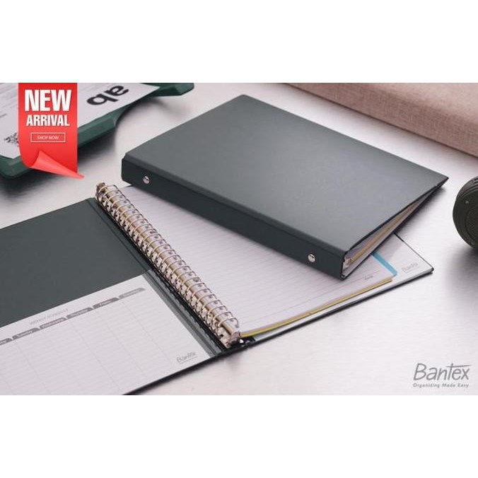 

Tersedia Bantex Multiring Binder B5 26 Ring 25mm Green #1326 04P