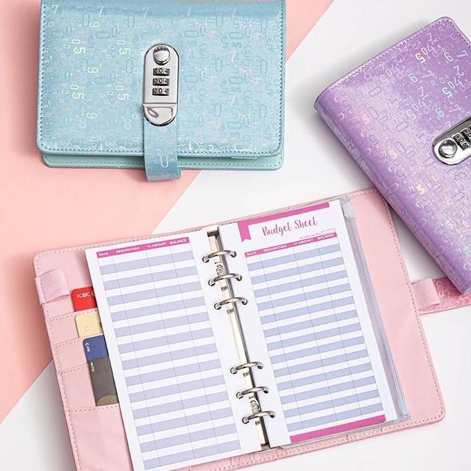 

Tersedia Binder Kulit Hologram Motif Numerik Kunci Kode A6 6 Lubang Jurnal