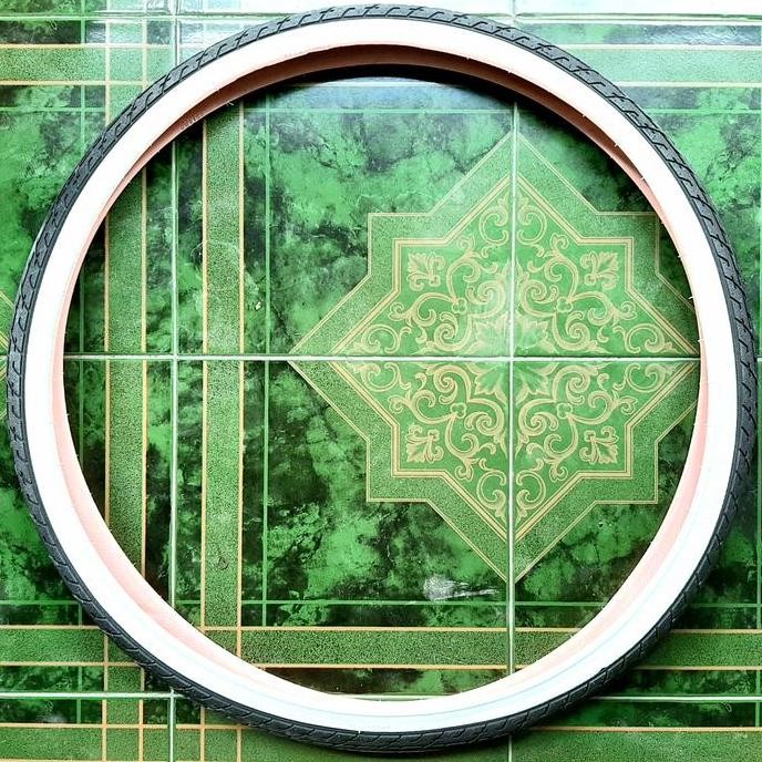 BAN LUAR SEPEDA 26 x 1.50 26x1.50 DELI TIRE HITAM LIS PUTIH TERBARU