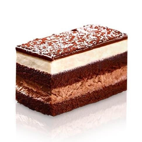 The Harvest Triple Chocolate Portion Slice Cake Coklat Premium Stok Terbatas