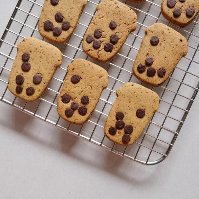 

Brown Sugar Boba Milk Tea Butter Cookies Dear Mrs. Duck - Kue Kering Unik Stok Terbatas