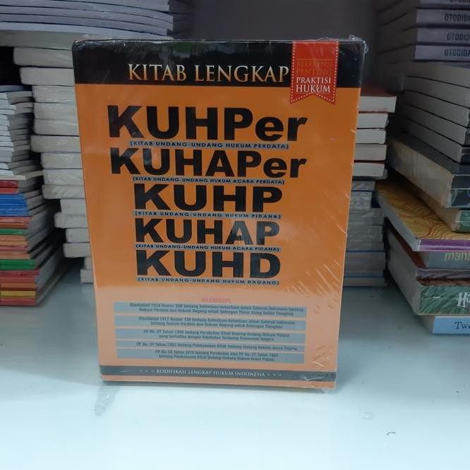 Terbaru Buku 5 Kitab Lengkap Kuhp Kuhap Kuhd Kuhper Kuhaper Ready