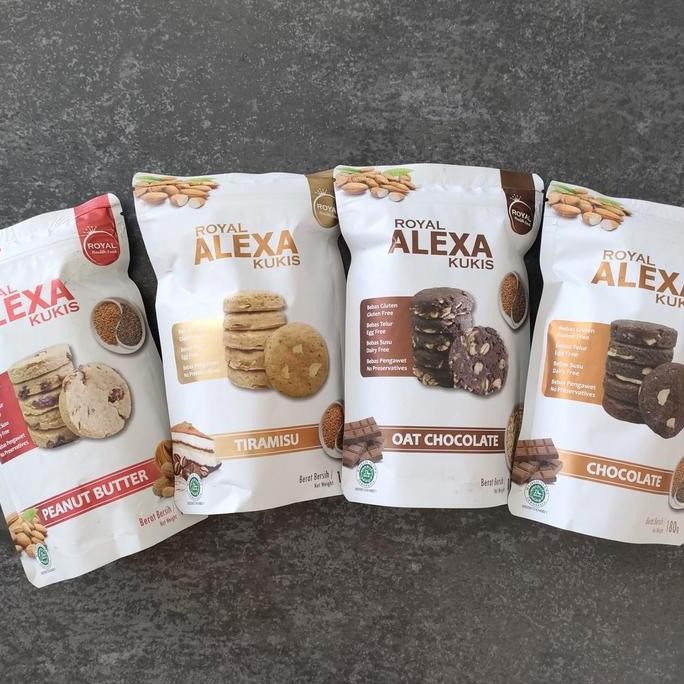 

Kue Kukis Gluten Free 180g Royal Alexa | Bebas Telur Pengawet Sehat Stok Terbatas