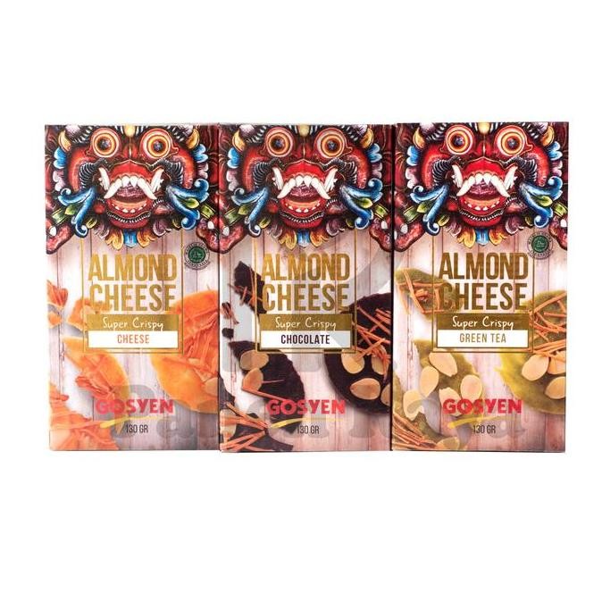 

Almond Crispy Cheese Gosyen - Camilan Renyah Keju Surabaya Aneka Rasa Stok Terbatas