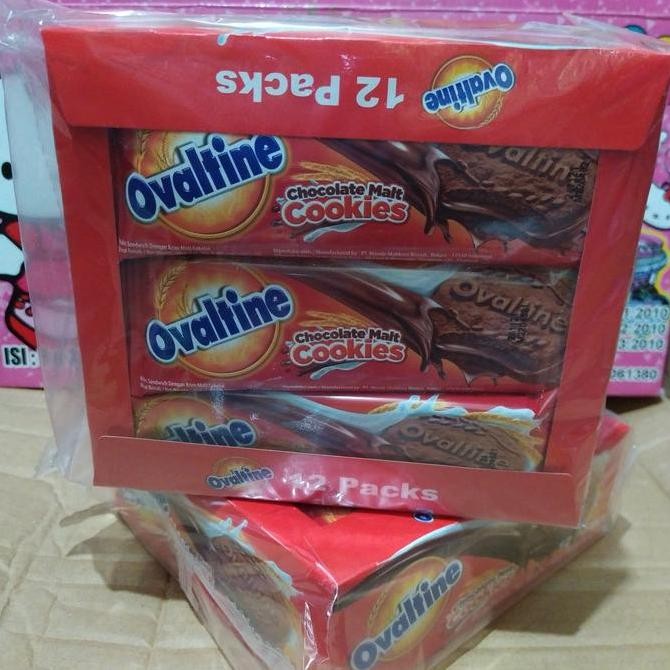 

Ovaltine Cookies 1 Pak Isi 12pcs Kue Kering Cokelat Renyah Stok Terbatas