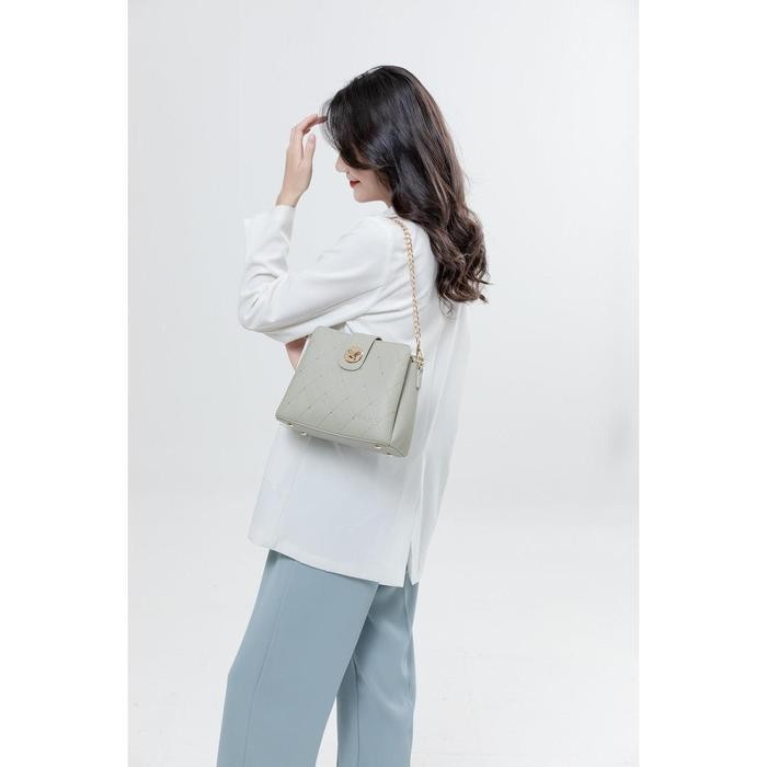 SC En-Ji Tas Selempang Wanita En-ji Soran Shoulder Bag - Ivory