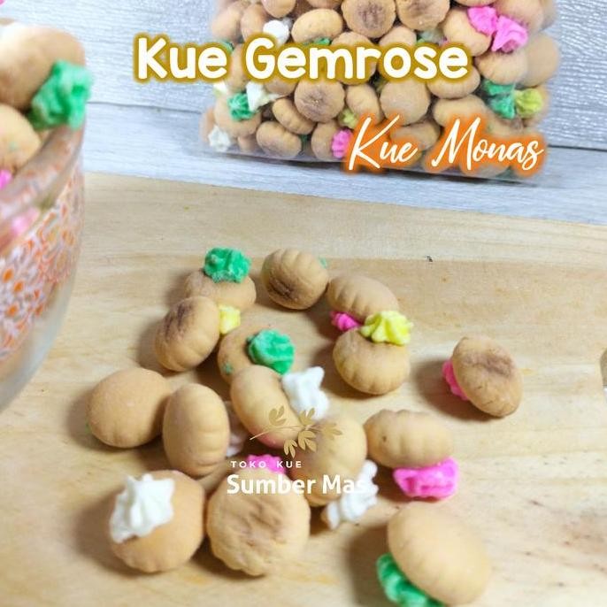 

Kue Gemrose Warna Warni 500gr - Kue Jadul Monas Biskuit Gula Stok Terbatas
