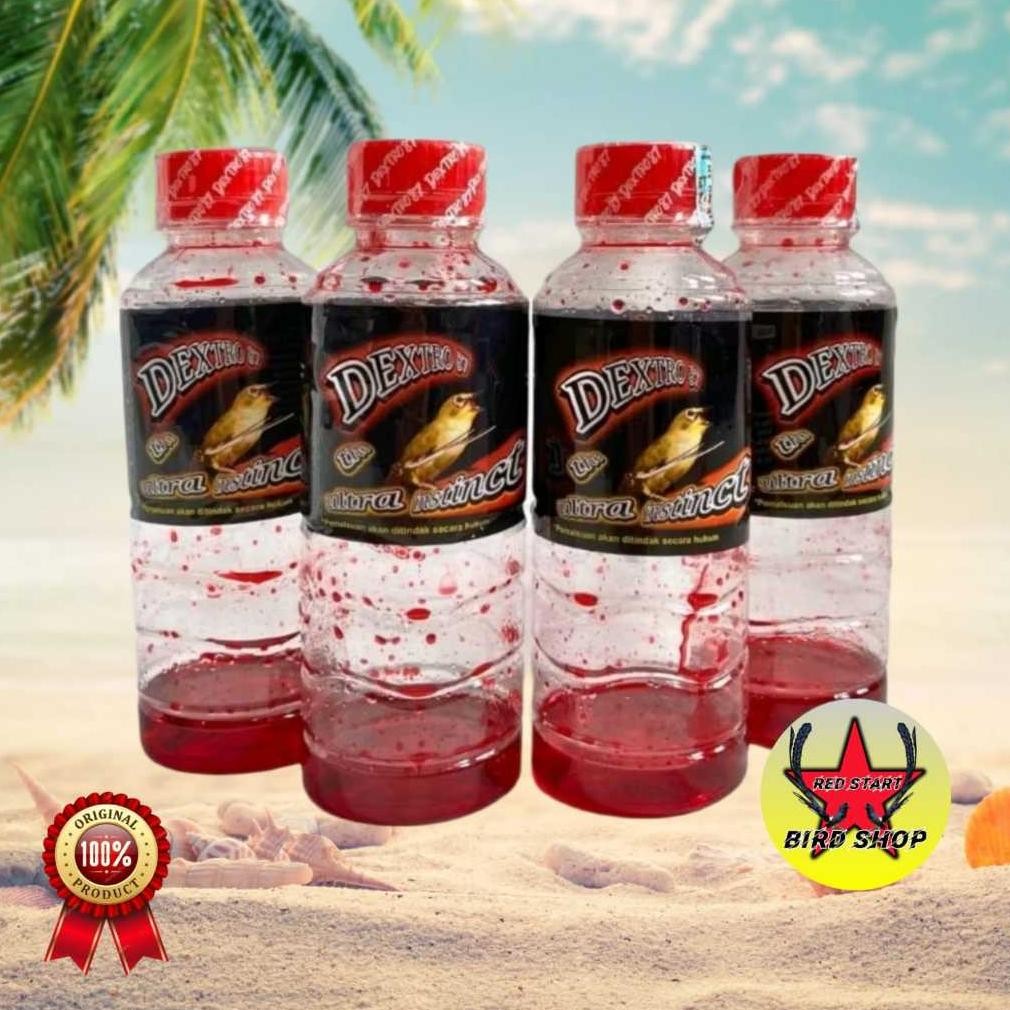 Dextro 87 Multivitamin Minuman Vitamin Burung Pleci kemasan baru tutup merah MURAH