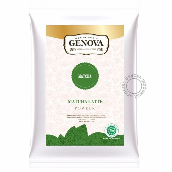

Genova Matcha Latte Frappe Powder - 1000 Gram Terlaris