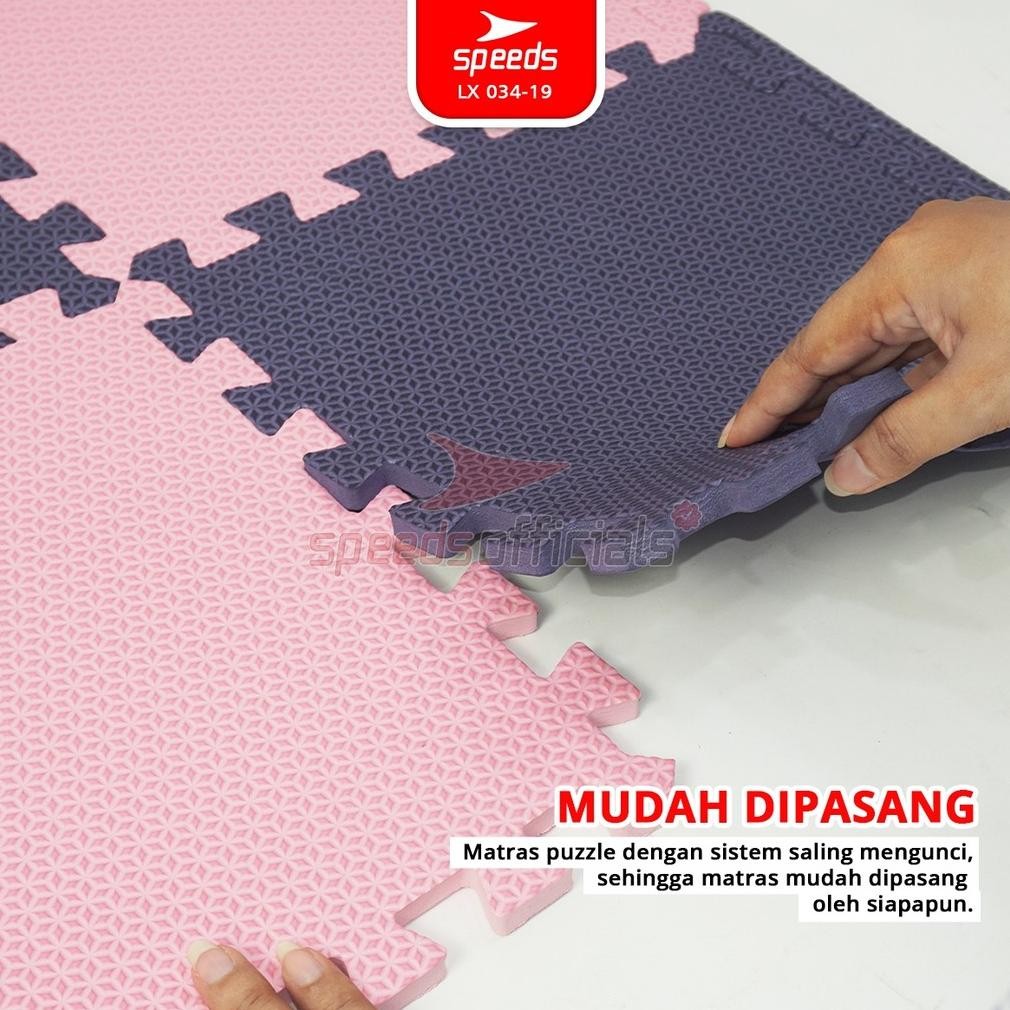 Terbaik SPEEDS Matras Evamat 30x30cm 10mm Alas Puzzle EVA Empuk Bermain Tidur Anak Karpet Bongkar Pa