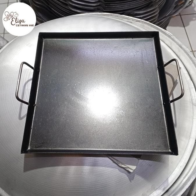 NC wajan datar / penggorengan roti bakar steak burger / wajan besi plat