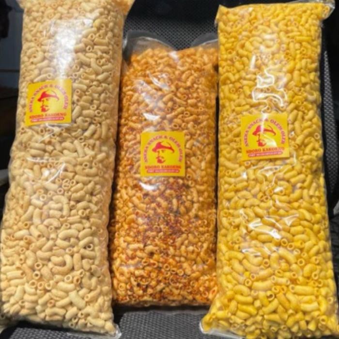 

CCF {LIVE} MAKARONI PIPA BANTET 1KG NKS Camilan Food Snack Cemilan Makanan Keripik