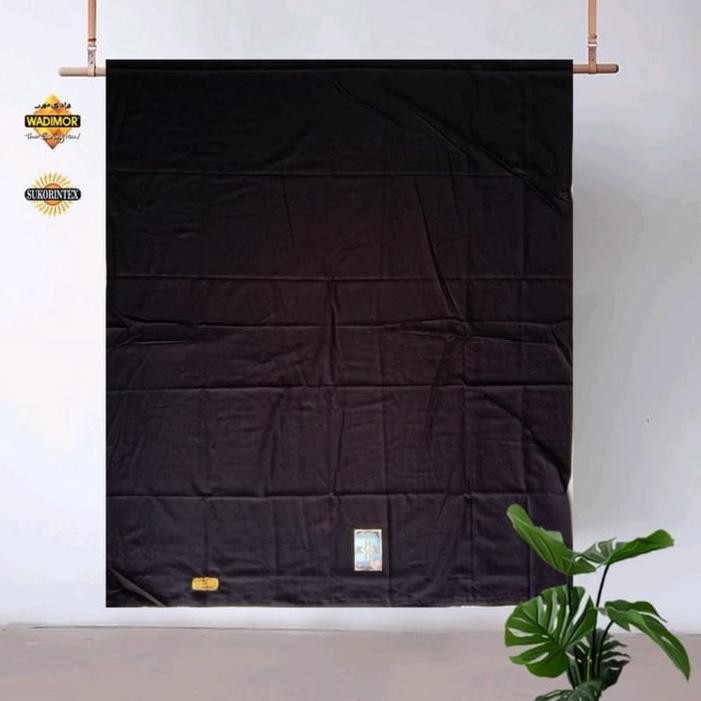 Best Sarung WADIMOR POLOS WARNA Hitam / Putih / Abu / Navy / Biru / Tumpal - Sarung Sholat Pria Dewa