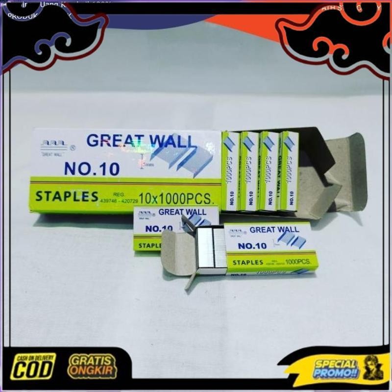 

Cod Isi Staples Great Wall No 10 1Pack Isi 10Pcs