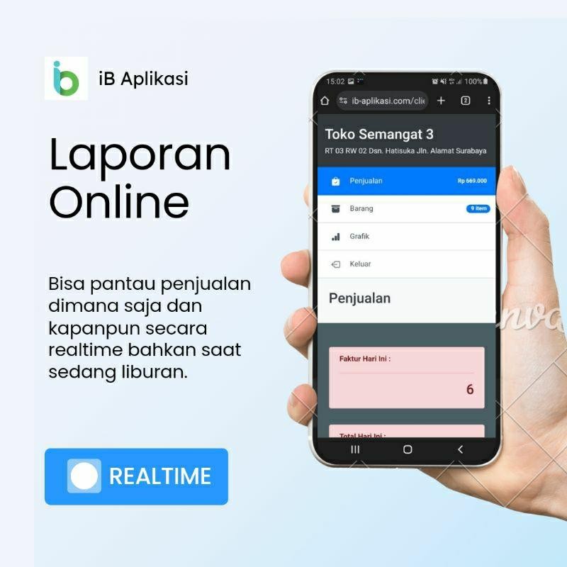 TP Software Aplikasi Kasir / Toko /  Minimarket - iB Minimar 3.0
