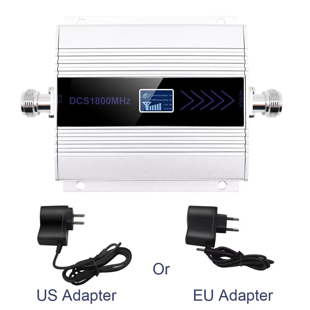 TP Fullset 1800MHZ Booster GSM 1800 2g 4g LTE Sinyal HP Repeater Booster Penguat Sinyal 4G Modem EDC