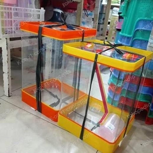 Aquarium Es Buah Bahan Akrilik / Tempat Es Buah 20 Liter