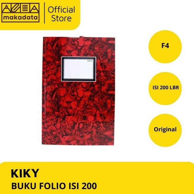 

Buku Tulis Keuangan / Hardcover Ukuran Folio Isi 200 Lembar Kiky