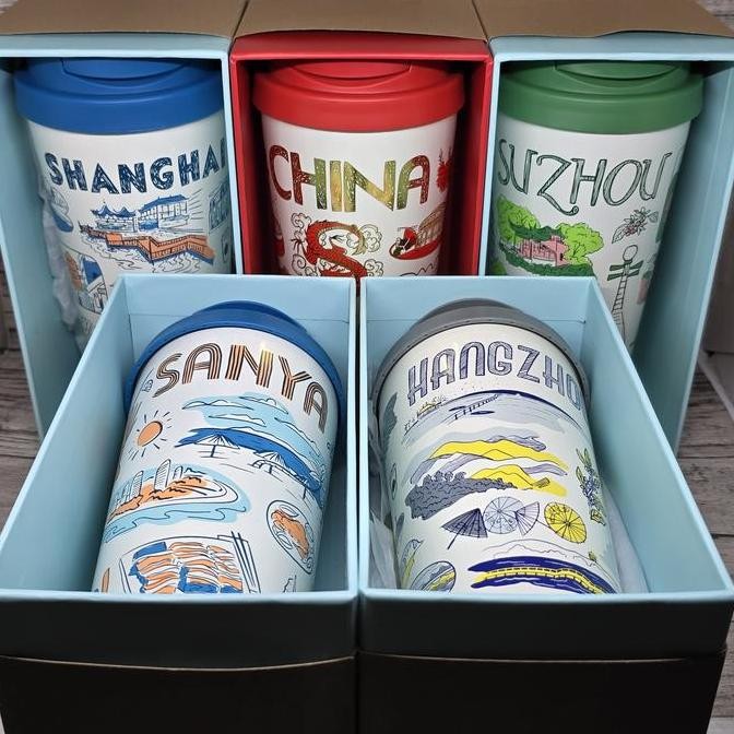 Starbucks Tumbler Stainless Bts Been There Series 473Ml - China