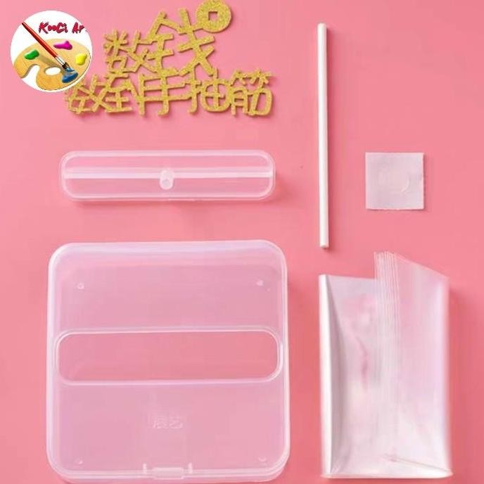 Kotak Money Roll Cake Money Cake Box Membuat Kue Uang Gulung