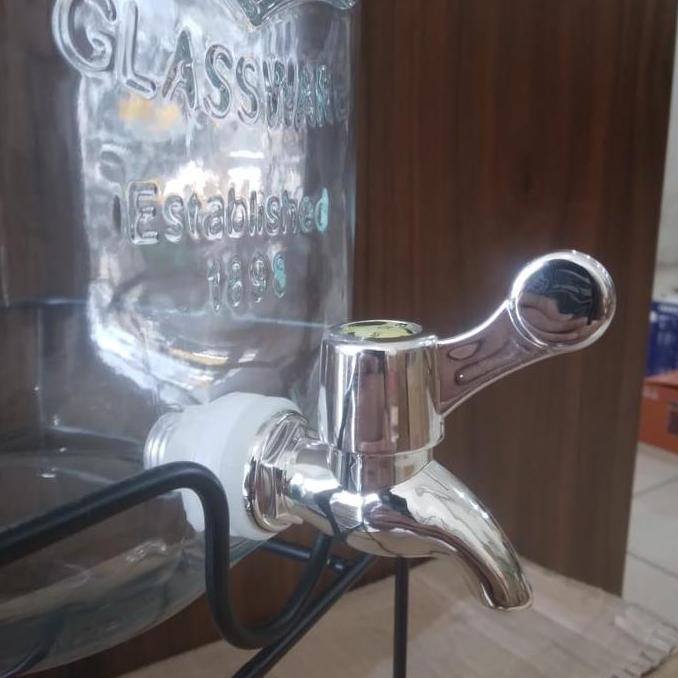 Dispenser Kaca/Gelas Storage Drink/Mason Gelas Jar/Beverage Glass