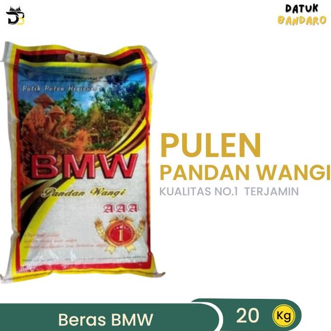

BERAS PANDAN WANGI 10/20/25 kg Beras BMW AAA Premium - Nasi Putih, Pulen, Wangi, Karung Laminasi - Beras Murah, Berkualitas Tinggi ds