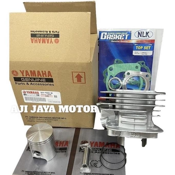 BLOK SEHER YP-1 3XA 110CC PLUS PISTON FIZR - FORCE 3XA10-110CM ORIGINAL DAN TERPERCAYA