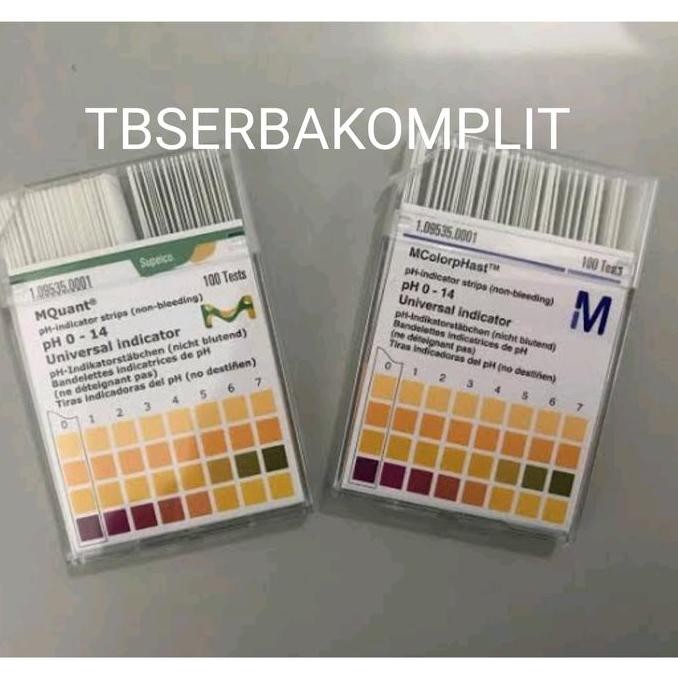 KERTAS PH MERCK MCOLORPHAST PH INDICATOR PAPER STRIPS STRIP INDIKATOR ORIGINAL DAN TERPERCAYA