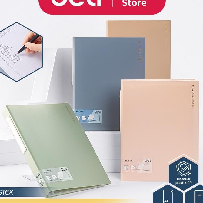 

Nusn Display Book Clear Holder Document Keeper File Map Dokumen A4 Isi 304060 Slot Ns16X