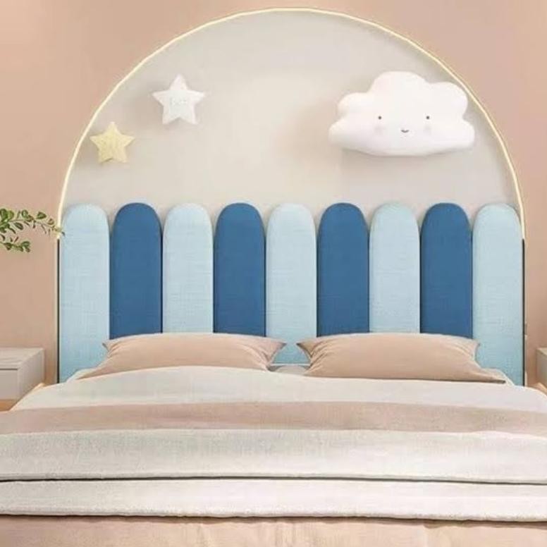 HEADBOARD - Headboard aesthetic / Headboard Wallpanel / Headboard Tempel / Headboard Empuk full busa