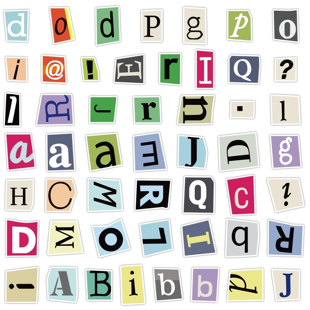 

Stiker Set Stiker Paket 100PCS surat gaya Stiker letter lucu Anti Air Stikers Berperekat Waterproof sticker decal buat Motor Helm Buku Journal Koper Casing HP Laptop Botol Minum hadiah anak WD-14