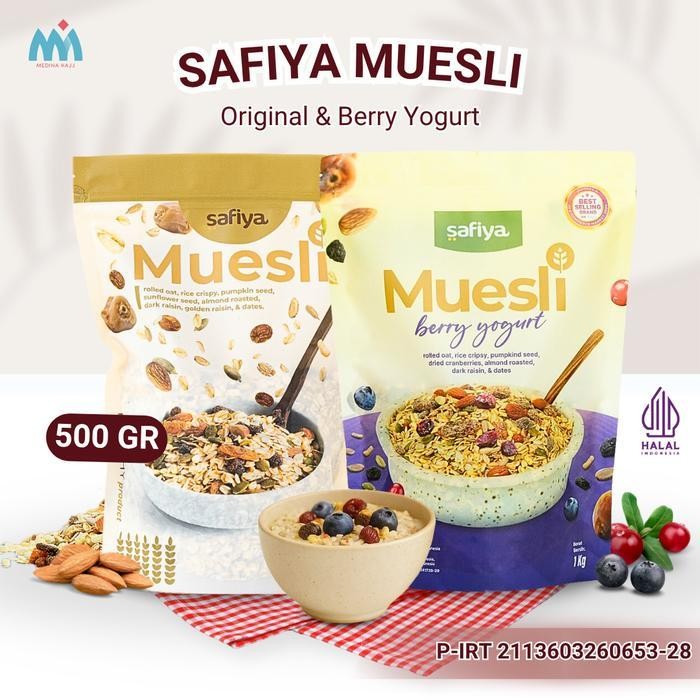 

Rps Muesli Safiya 500 Gr Sereal Makanan Ringan Mix Dried Fruit Fruit