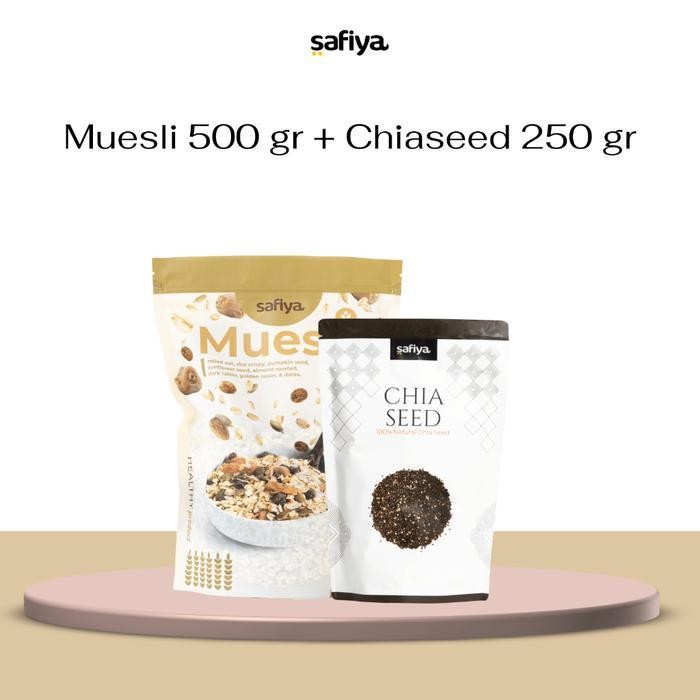 

Rps [2 In 1 Package] Paket Bundling Spesial Muesli Safiya + Chiaseed 250 Gr Safiya