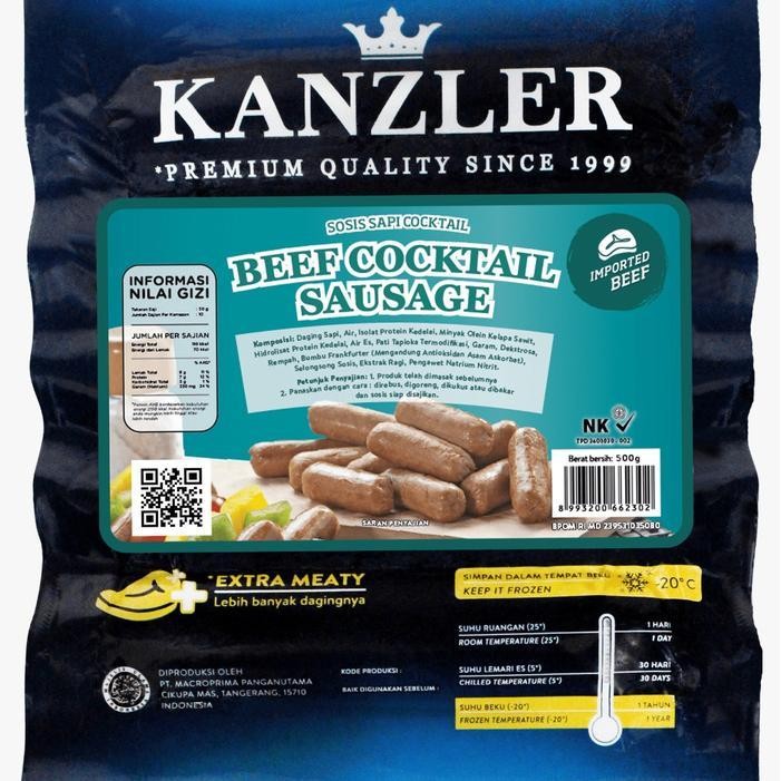 

Rps Kanzler Sosis Beef Cocktail 500Gr