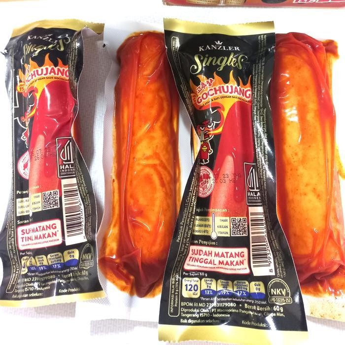 Ff Sosis Pedas Sosis Kanzler  Sosis Singles Gochujang Kanzler 1X60G