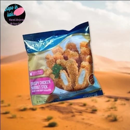 

Ff Kanzler Crispy Chicken Nugget Stick / Stik Naget Ayam Krispy 450 Gram