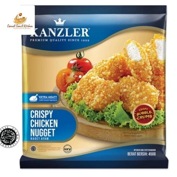 

Ff Kanzler Chicken Nugget Nuget Naget Kanzler Ayam Crispy 500Gr Gr Gram