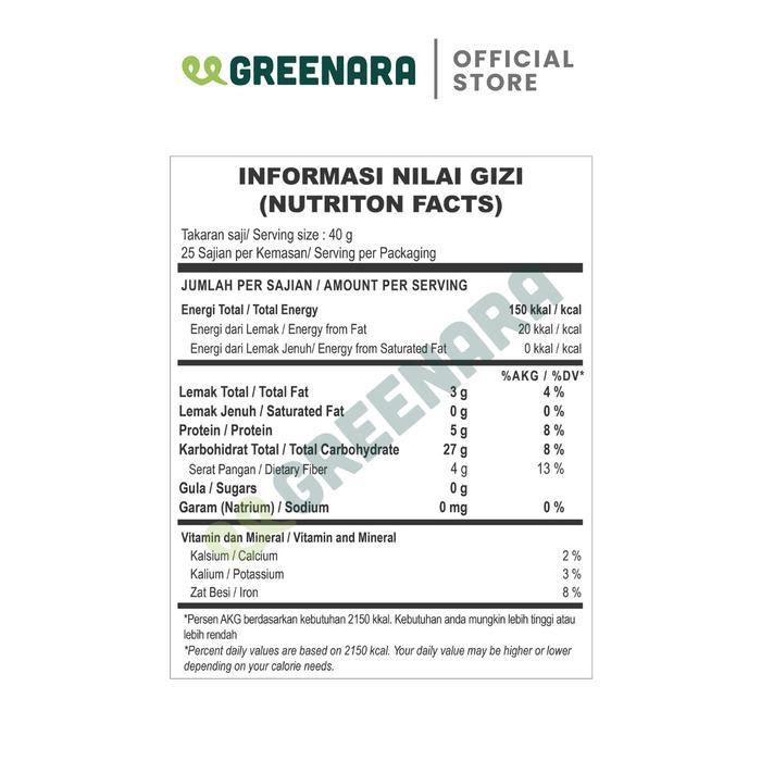 Rps Greenara Instant Oat 1Kg / Oat Instan 1Kg