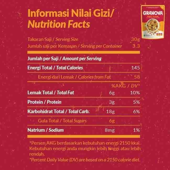 

Rps Granova - Granola Honey Almond 100Gr / 270Gr - Sereal Sehat, Halal
