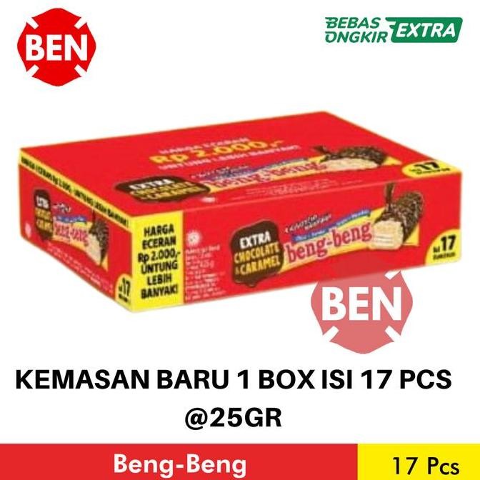 

RPS Beng-Beng / Beng Beng Chocolate Coklat 1 dus (20 pcs)