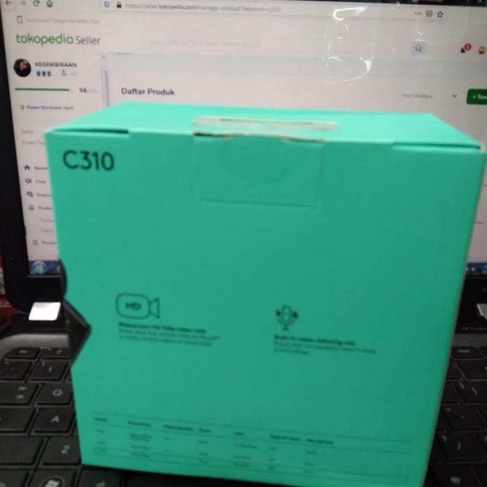 Pv Webcam Logitech Hd Wireless C310