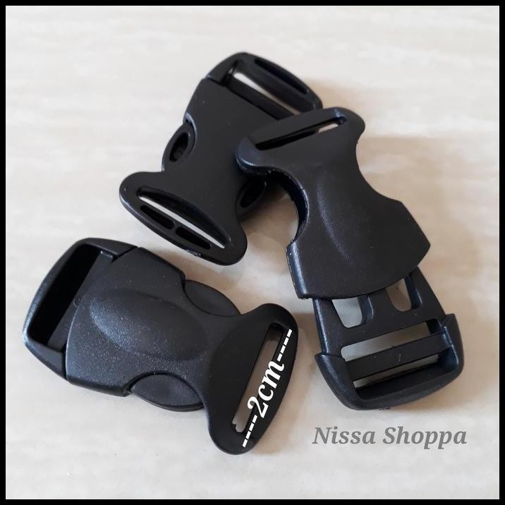 

Stopper penjepit kepiting serbaguna lanyard id card tali tas helm dll