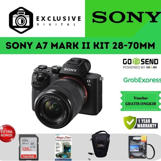 Promo SONY ALPHA A7 MARK II KIT FE 28-70MM / SONY A7 MARK II KIT 28-70MM COD
