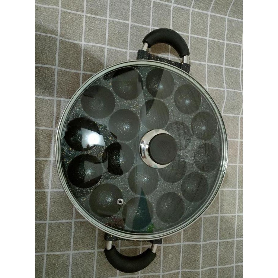 Ready Cetakan Kue 19 Lubang Happy Fun Peralatan Teflon