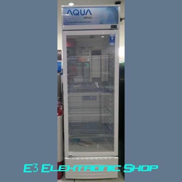 Promo Showcase Aqua AQB340 Display Cooler Lemari Pendingin Minuman COD
