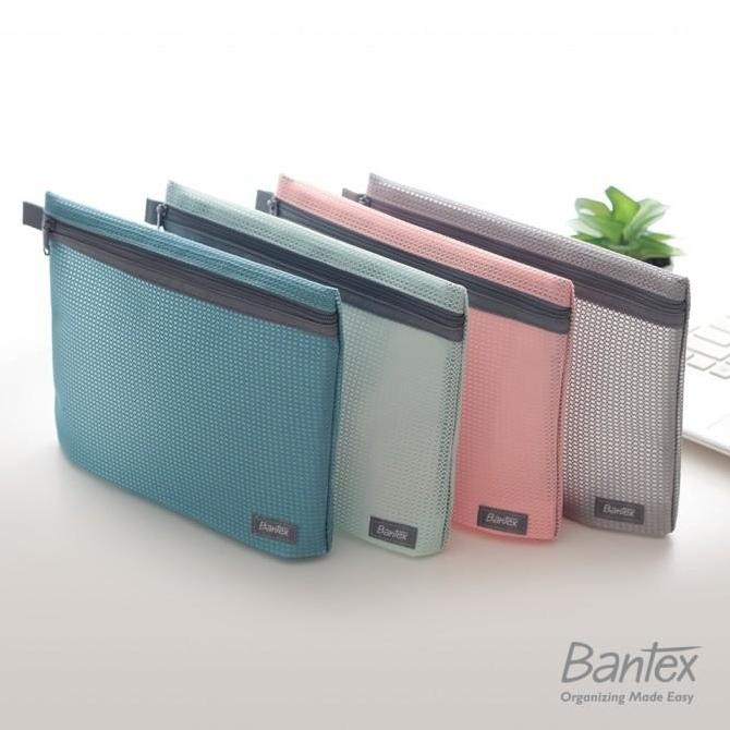 

TERSEDIA BANTEX ZIPPER STORAGE POUCH HANDBAG PENCIL CASE 8107