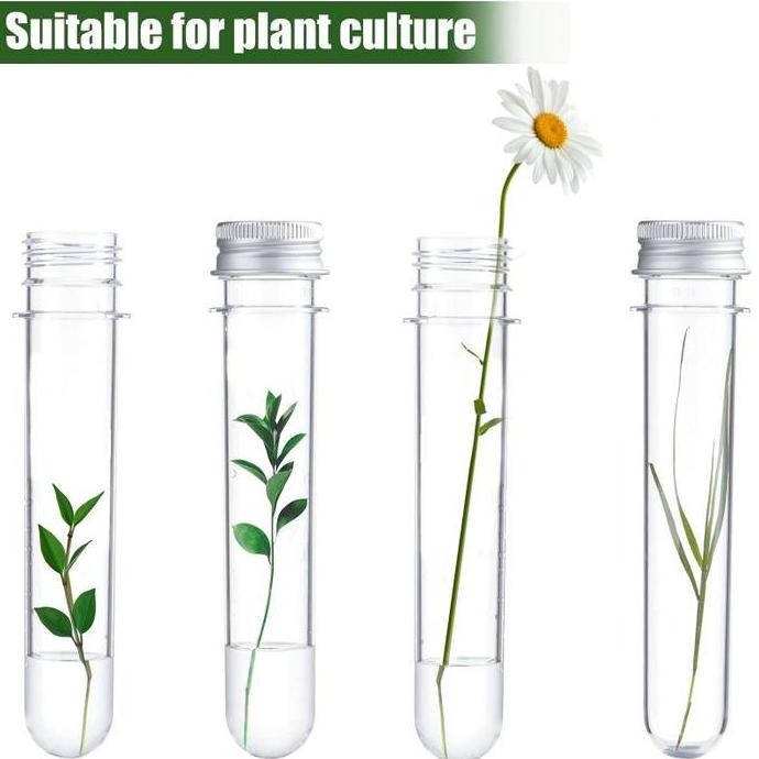 10 Pcs Tabung Reaksi Plastik 80Ml Botol Tabung Plastik Tabung Souvenir