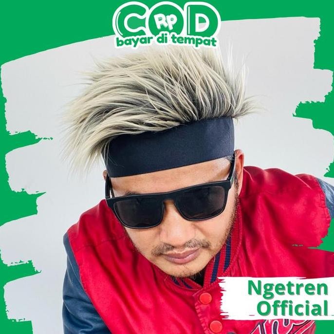 Topi Rambut Wig Pria Cosplay Bulu Korea Dewasa Anime Pasti Ori