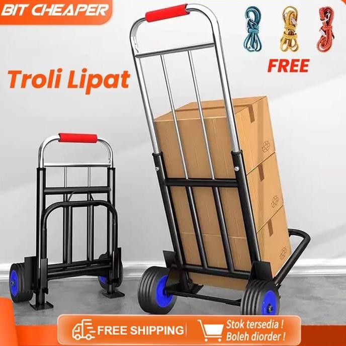 Troli Lipat 100 Kg / 120 Kg / 180 Kg Trolley Lipat Serbaguna/ Trolley /Barang Serbaguna Luggage Carr